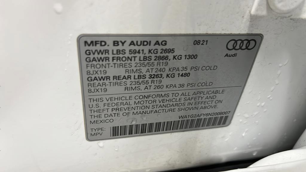 Used 2022 Audi Q5 e Premium w/ Convenience Package AWD/4WD image 29