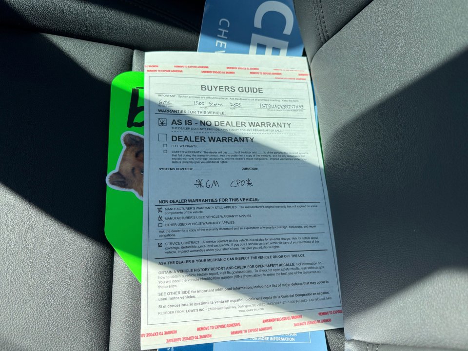 Certified 2025 GMC Sierra 1500 Pro w/ Graphite Edition image 37