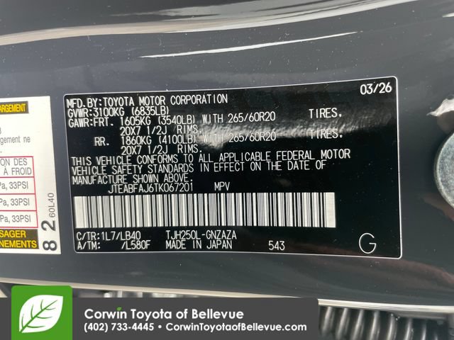 New 2026 Toyota Land Cruiser AWD/4WD image 23