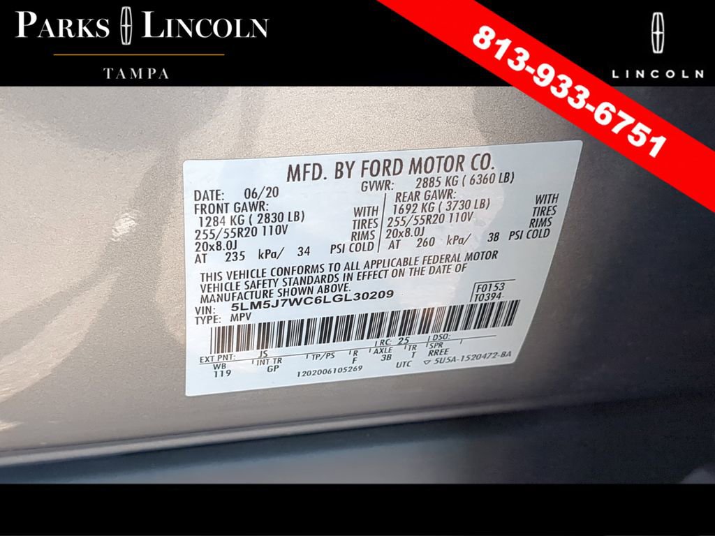Used 2020 Lincoln Aviator Reserve RWD image 34
