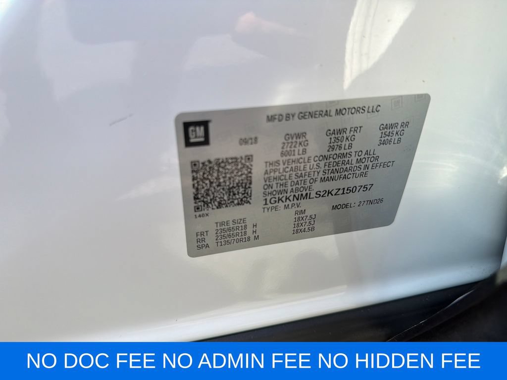 Used 2019 GMC Acadia SLT w/ LPO, Floor Liner Package FWD image 32