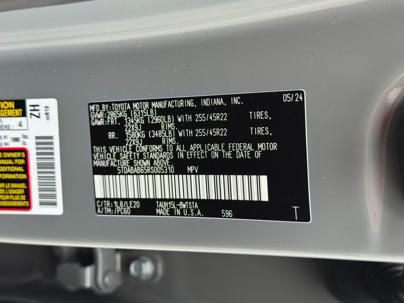Used 2024 Lexus TX 500h AWD w/ Technology Package image 47
