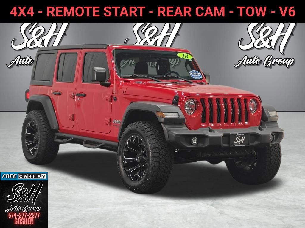 Used 2018 Jeep Wrangler Unlimited Sport S image 1