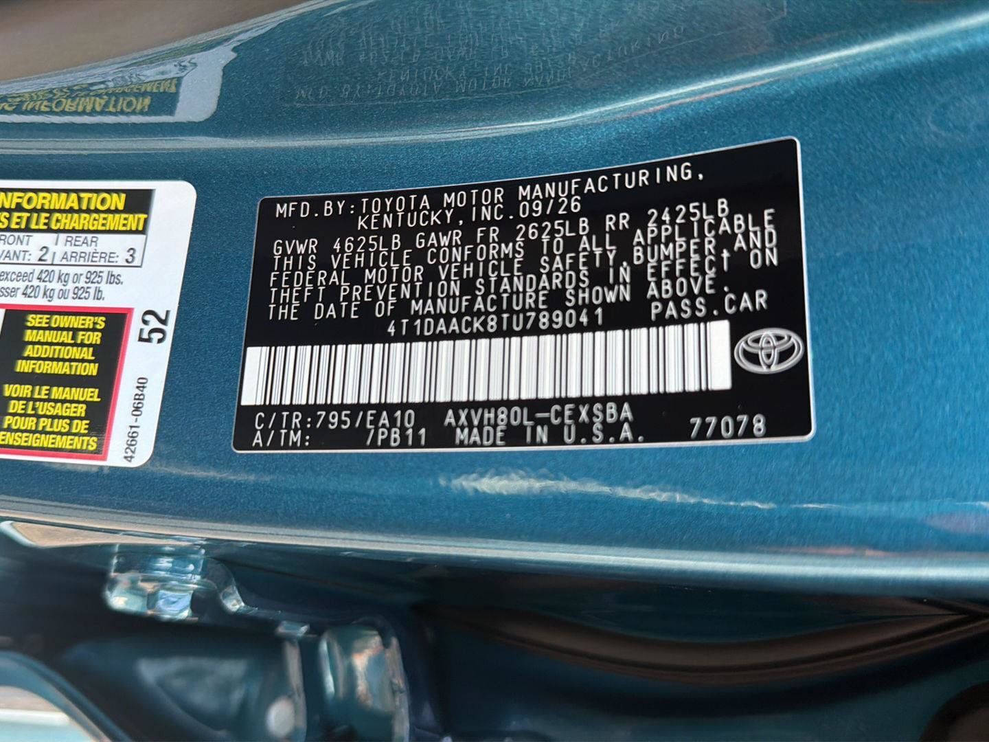 New 2026 Toyota Camry SE FWD image 34