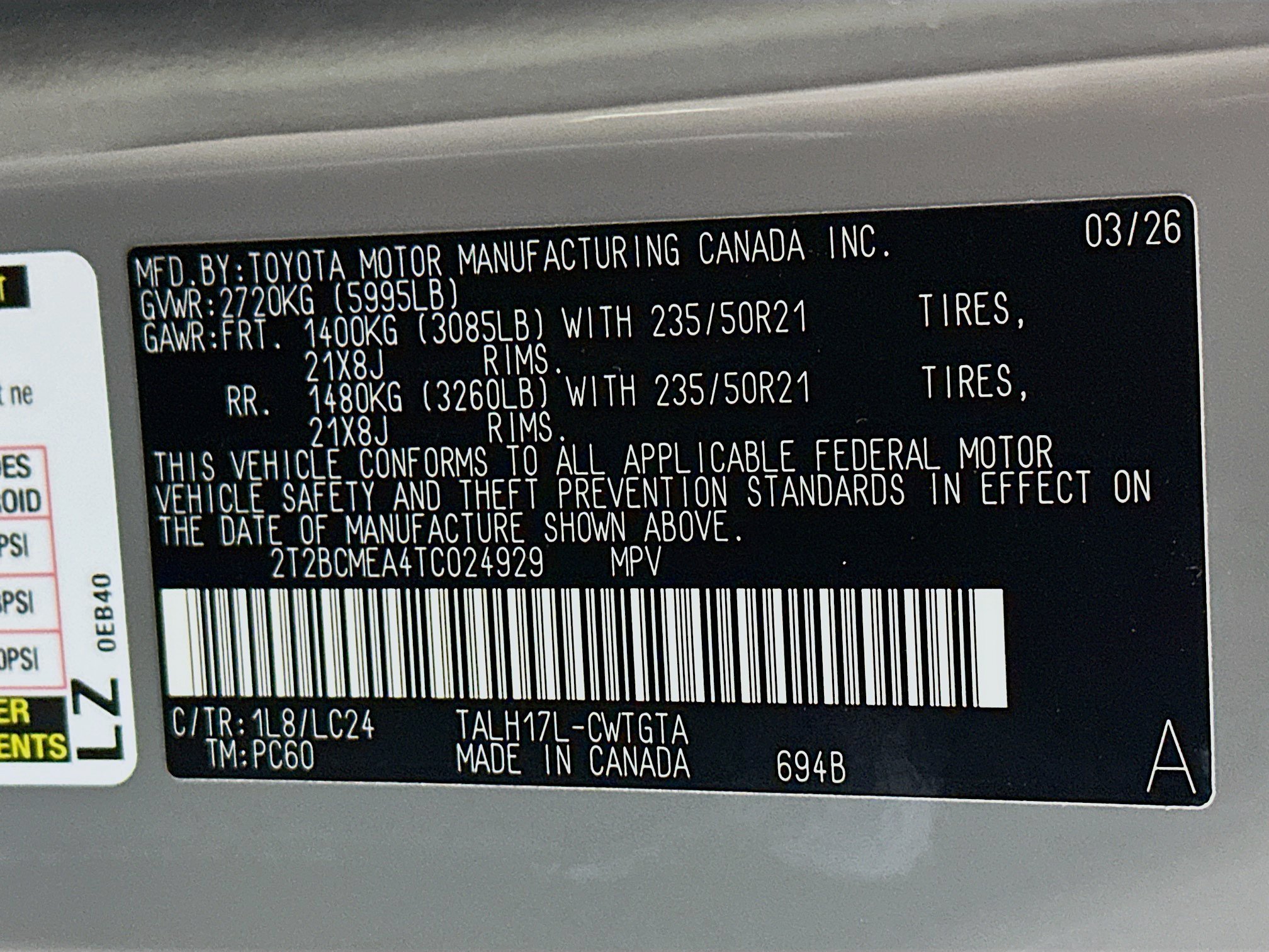 New 2026 Lexus RX 500h F Sport w/ Convenience Package AWD/4WD image 32