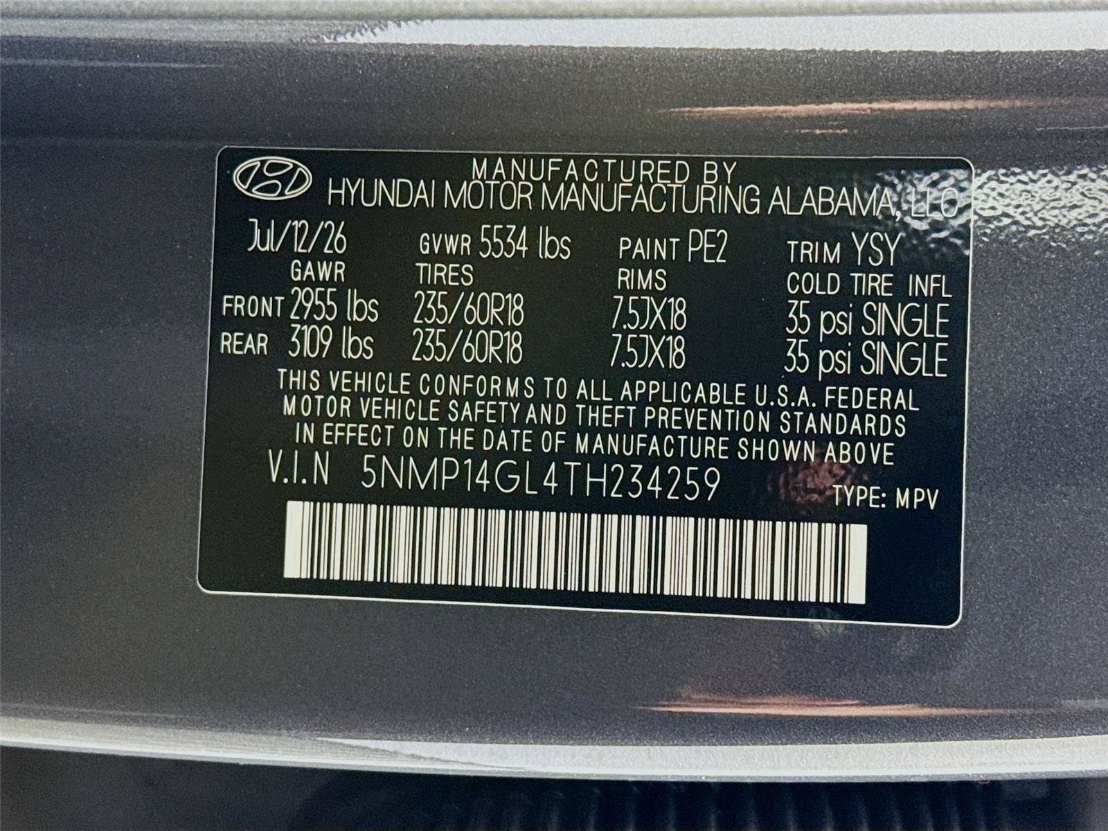 New 2026 Hyundai Santa Fe SE FWD image 31