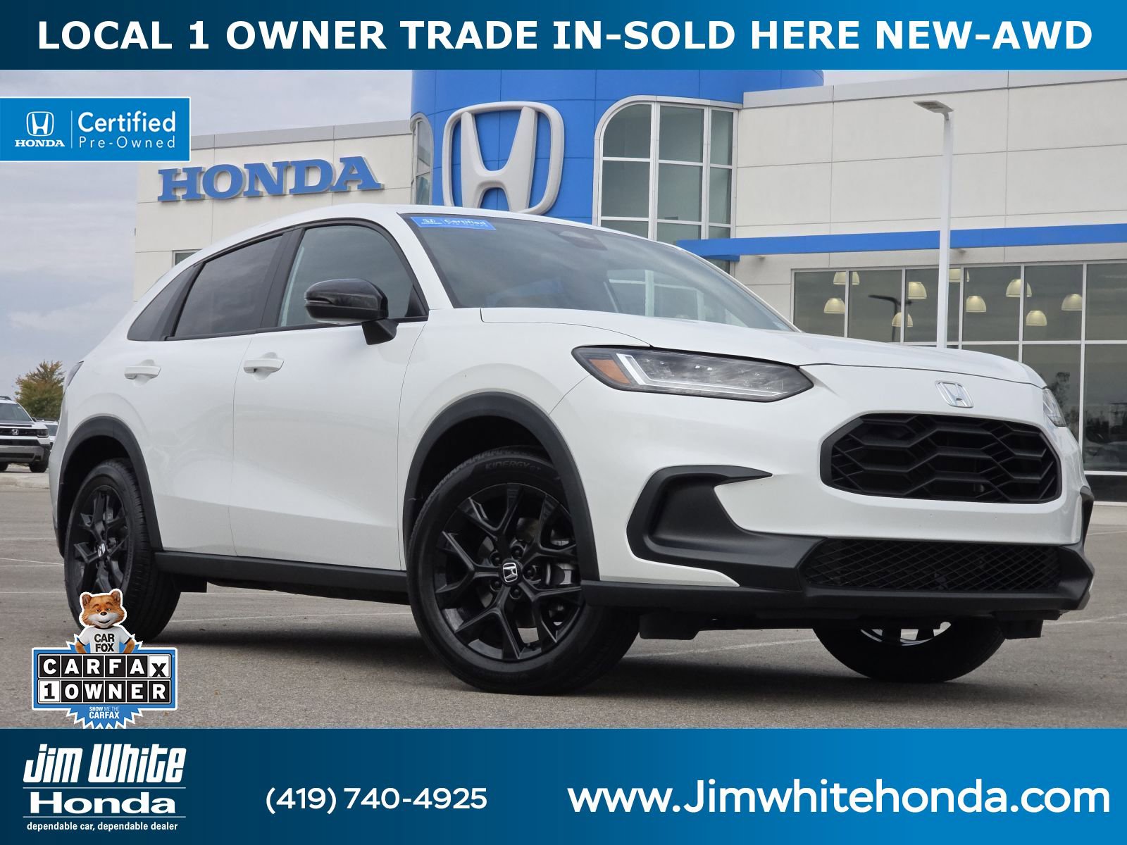 Certified 2023 Honda HR-V Sport image 1