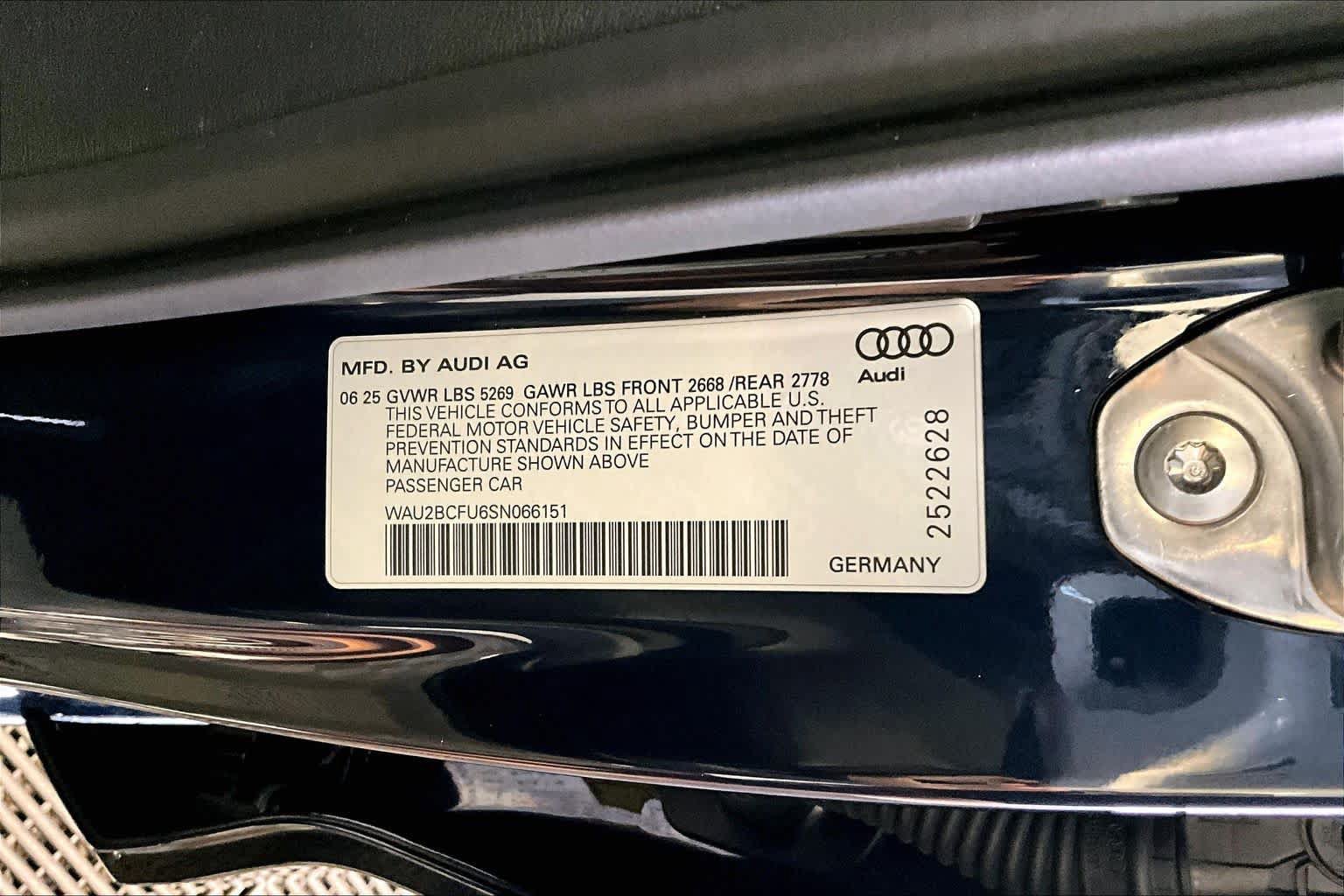 Used 2025 Audi A5 2.0T Premium Plus w/ Premium Plus AWD/4WD image 34