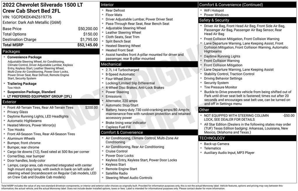 Certified 2022 Chevrolet Silverado 1500 LT AWD/4WD image 3