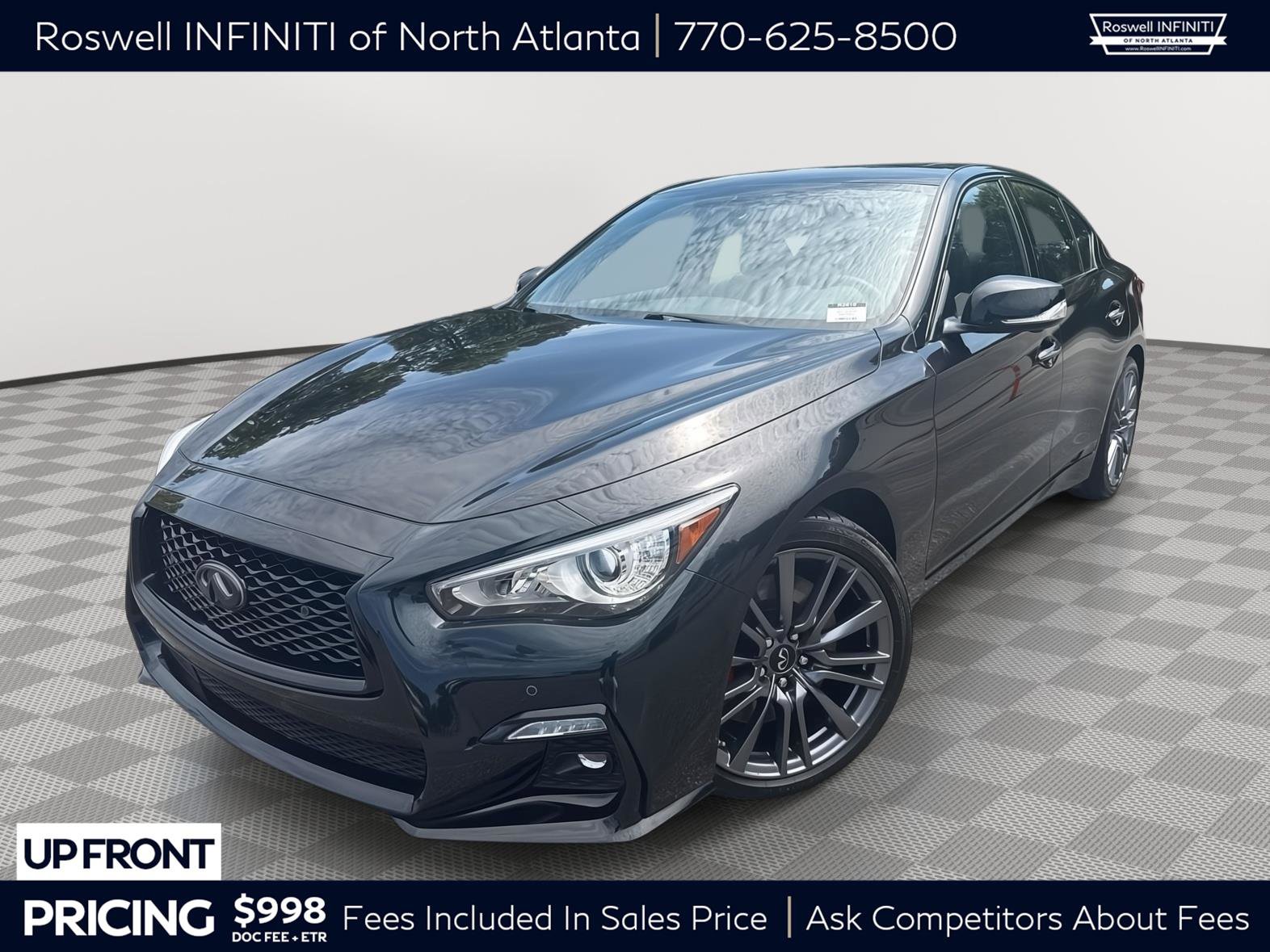 Certified 2023 INFINITI Q50 Red Sport 400 w/ Black Opal Edition