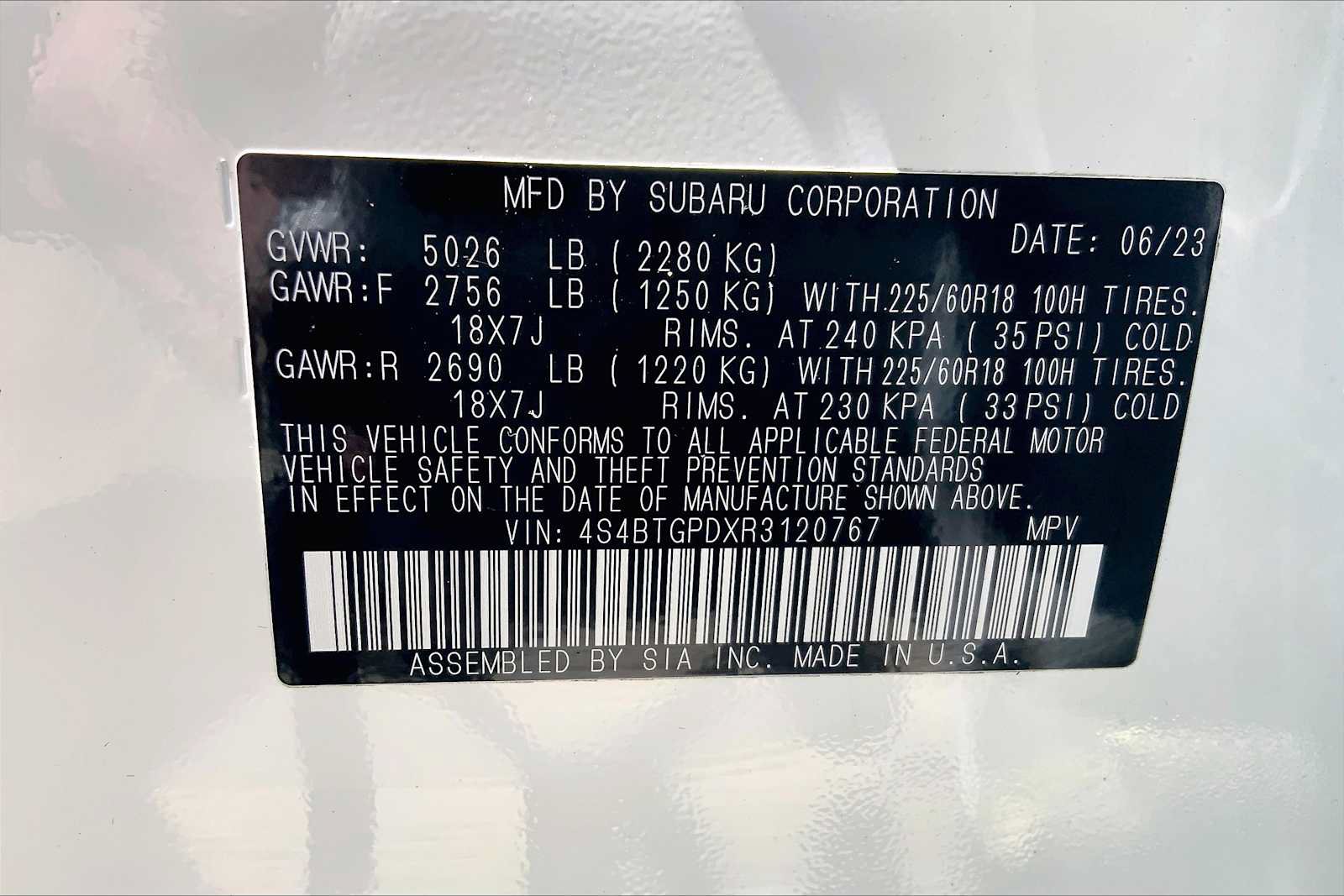 Certified 2024 Subaru Outback Touring XT AWD/4WD image 34