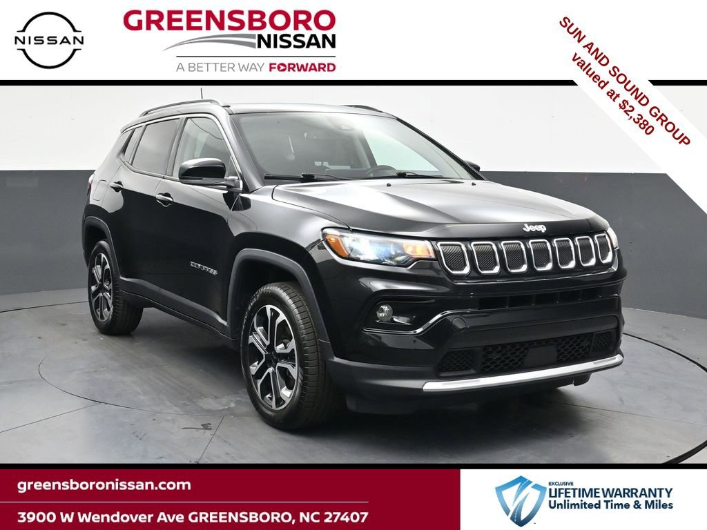 Used 2022 Jeep Compass Limited w/ Sun and Sound Group