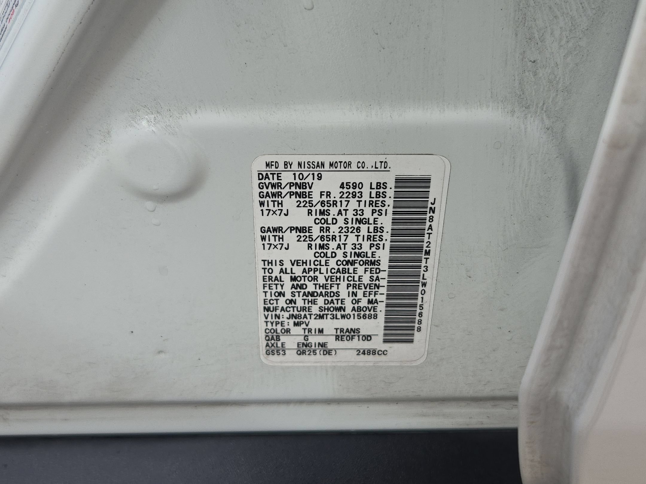 Used 2020 Nissan Rogue SV FWD image 33