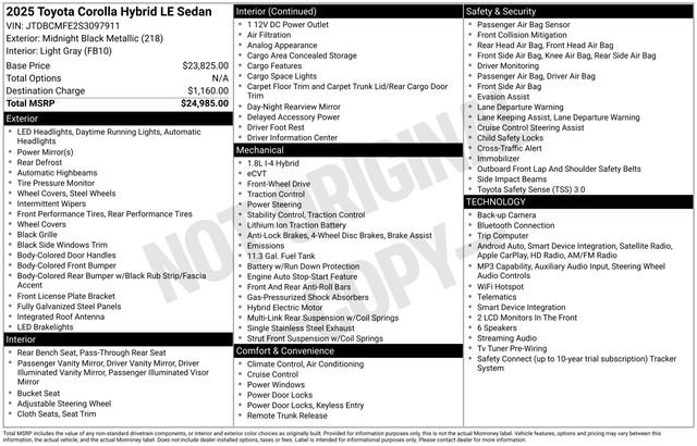 Used 2025 Toyota Corolla LE FWD image 36