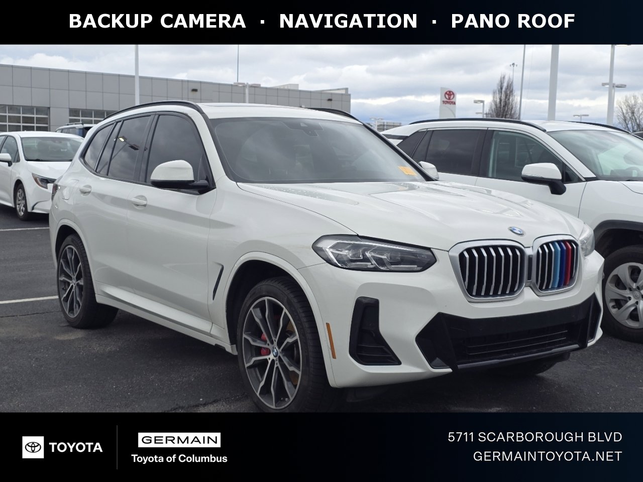 Used 2022 BMW X3 xDrive30i w/ M Sport Package 2