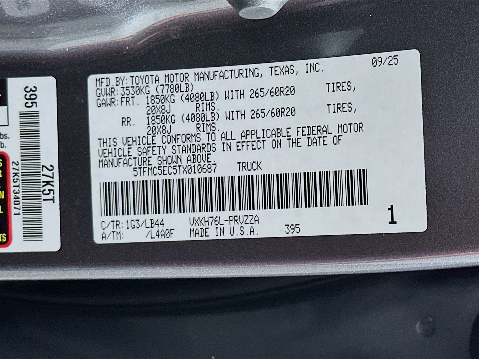 New 2026 Toyota Tundra 1794 Edition image 33