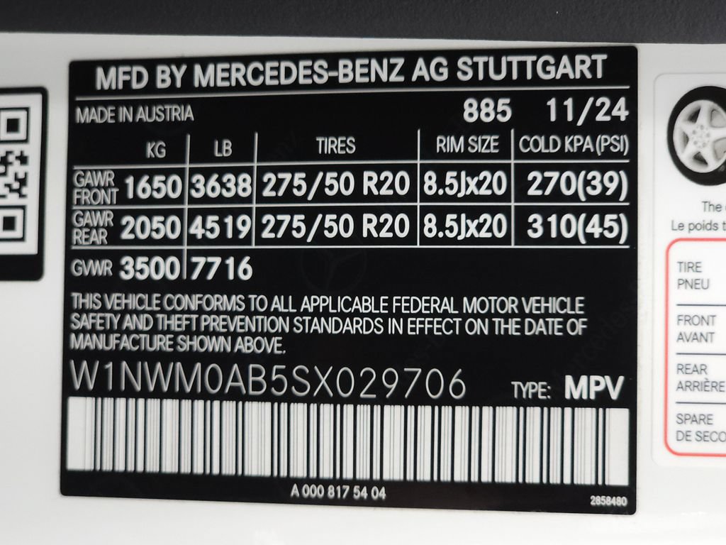 Certified 2025 Mercedes-Benz G 580 w/ EQ Technology image 38