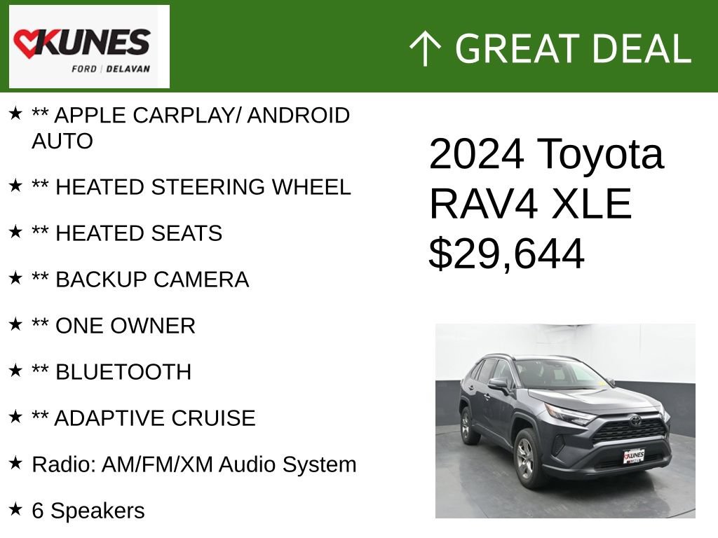 Used 2024 Toyota RAV4 XLE w/ Weather Package AWD/4WD image 2