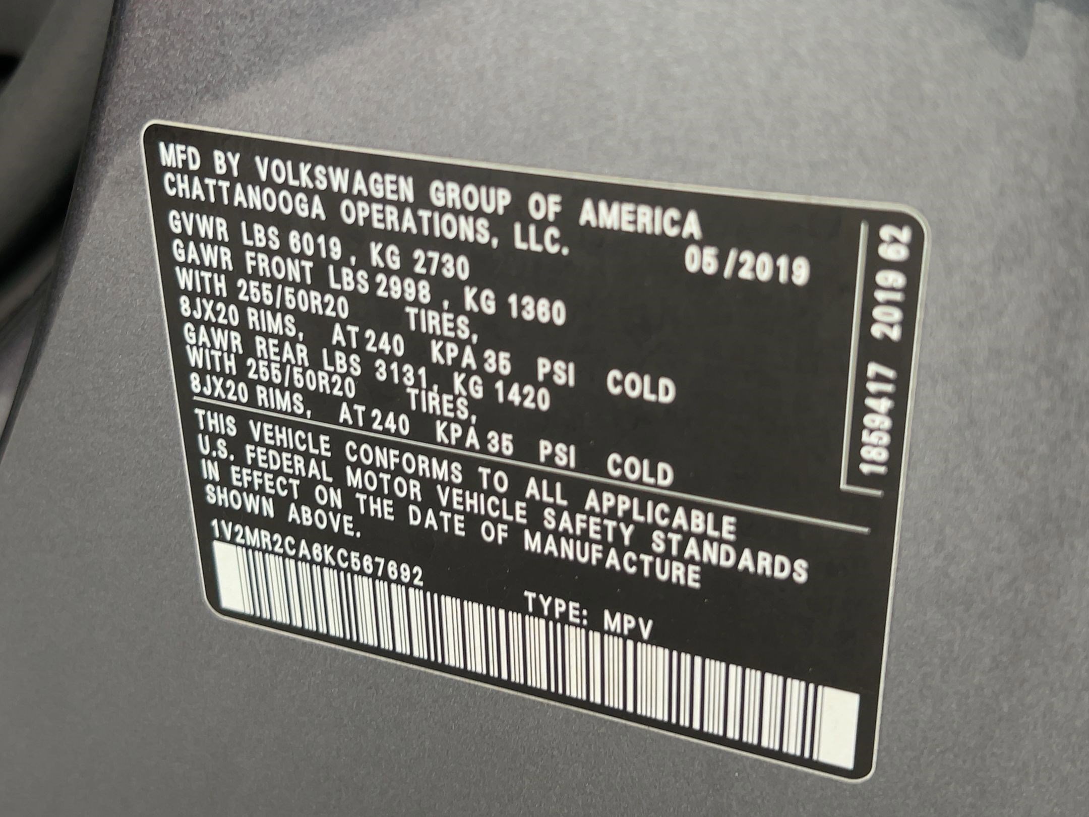 Used 2019 Volkswagen Atlas SEL image 21