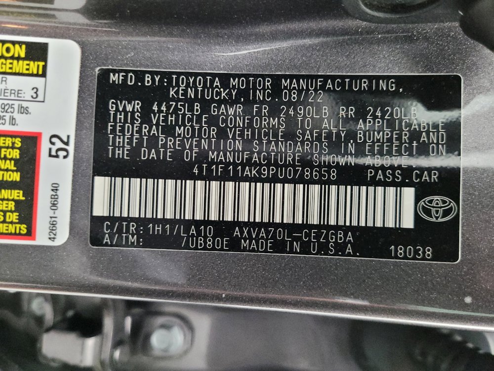 Used 2023 Toyota Camry XLE FWD image 33