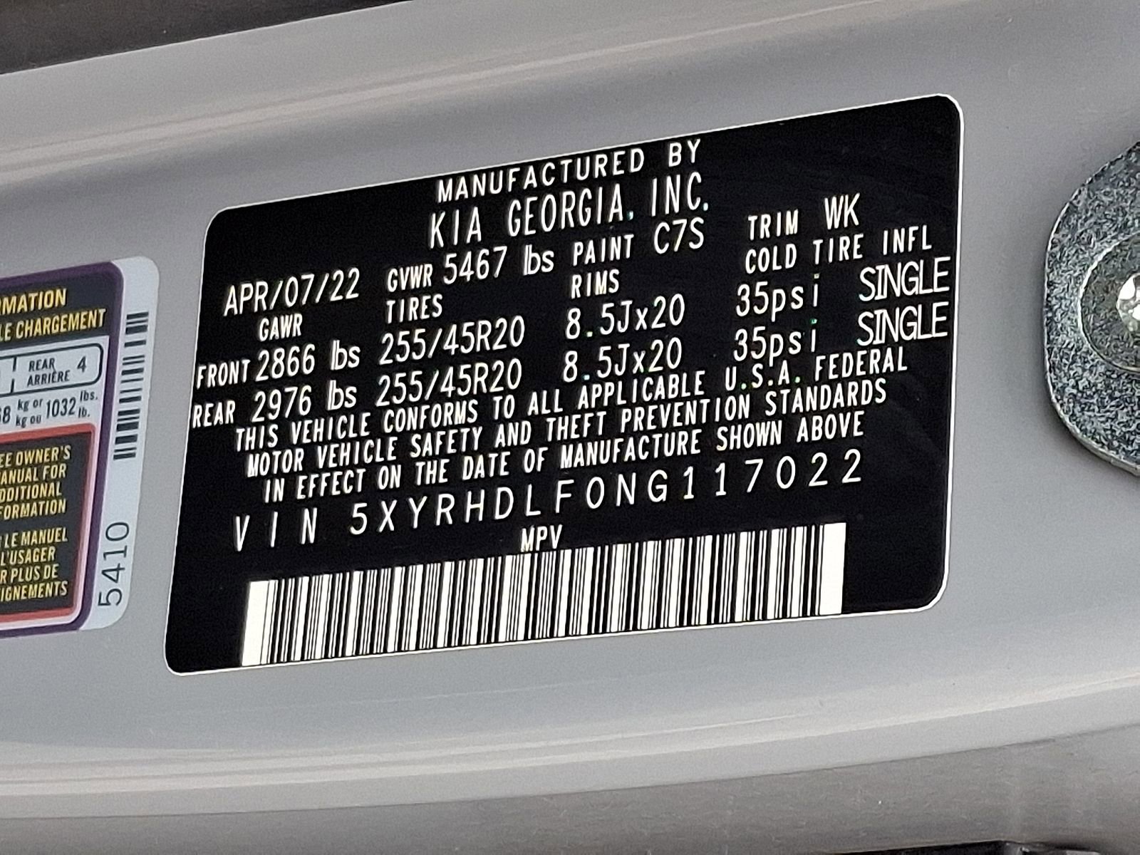 Used 2022 Kia Sorento X-Line EX AWD/4WD image 29