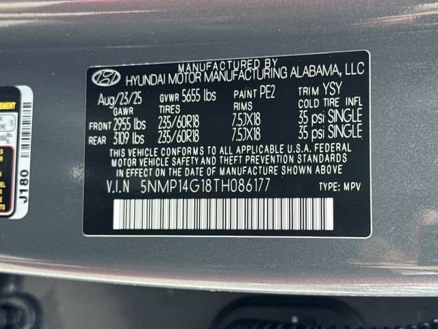 New 2026 Hyundai Santa Fe SE FWD image 27