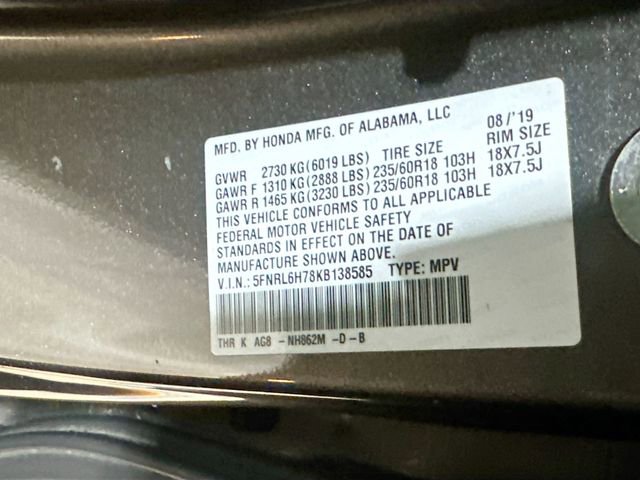 Used 2019 Honda Odyssey EX-L image 28