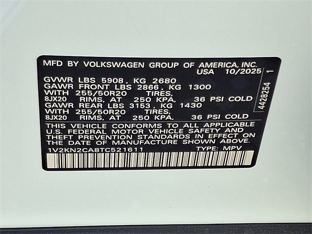 New 2026 Volkswagen Atlas SE image 11
