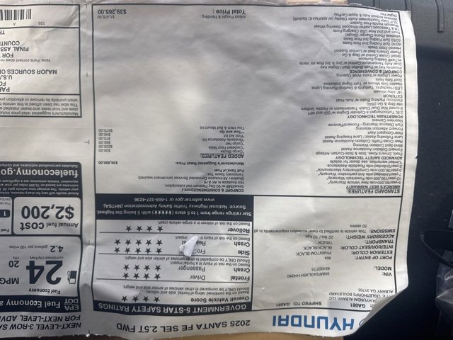 Used 2025 Hyundai Santa Fe SEL w/ Tow & Go Package image 20