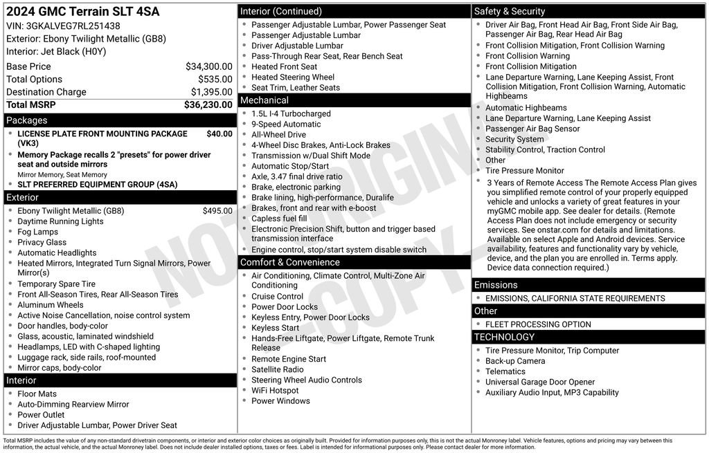 Used 2024 GMC Terrain SLT image 5