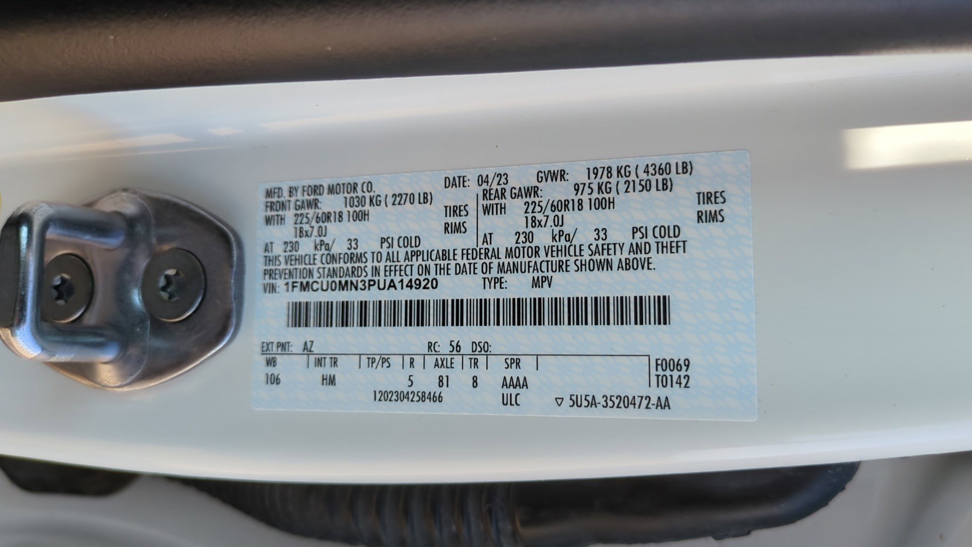 Used 2023 Ford Escape ST-Line w/ Tech Pack #1 FWD image 36
