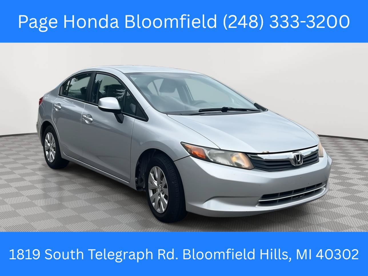 Used 2012 Honda Civic LX