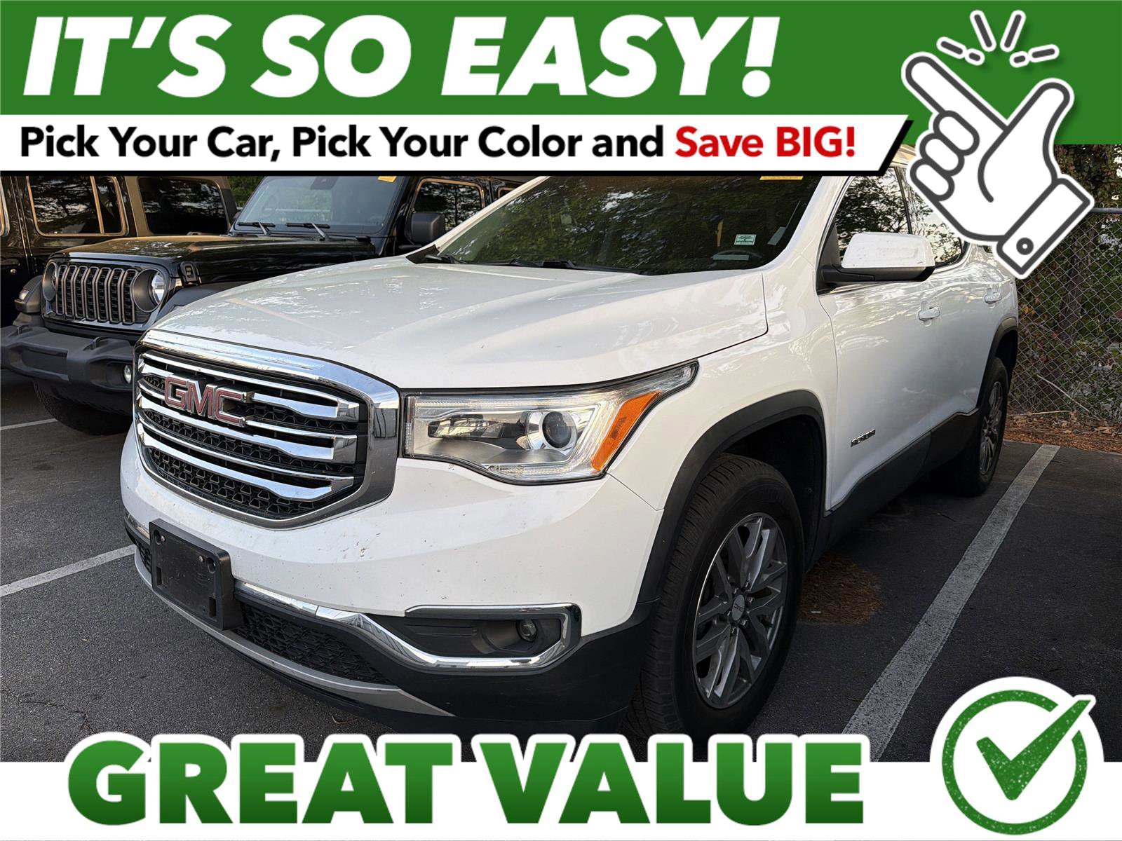 Used 2018 GMC Acadia SLE w/ Driver Alert Package I
