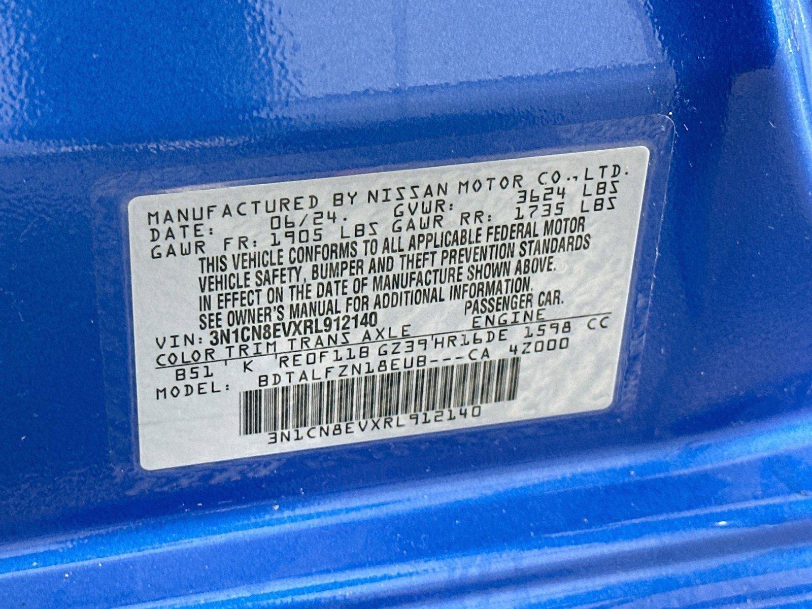 Used 2024 Nissan Versa SV FWD image 21
