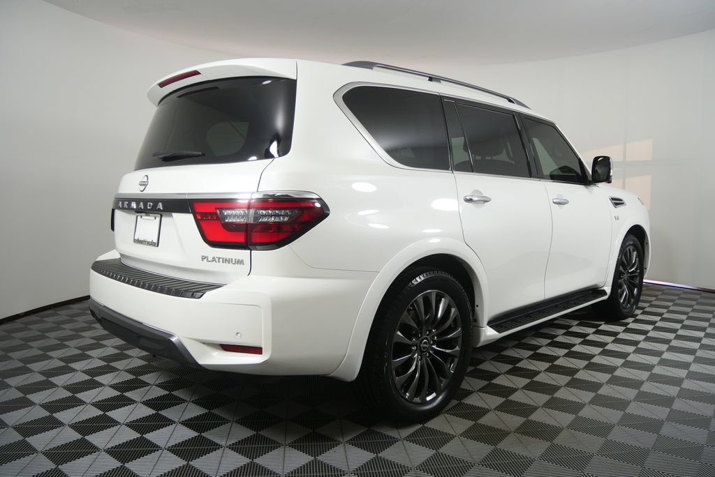 Used 2021 Nissan Armada Platinum w/ Captain's Chairs Package RWD image 3