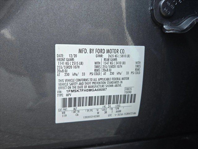 Certified 2021 Ford Explorer Limited w/ Equipment Group 301A RWD image 25