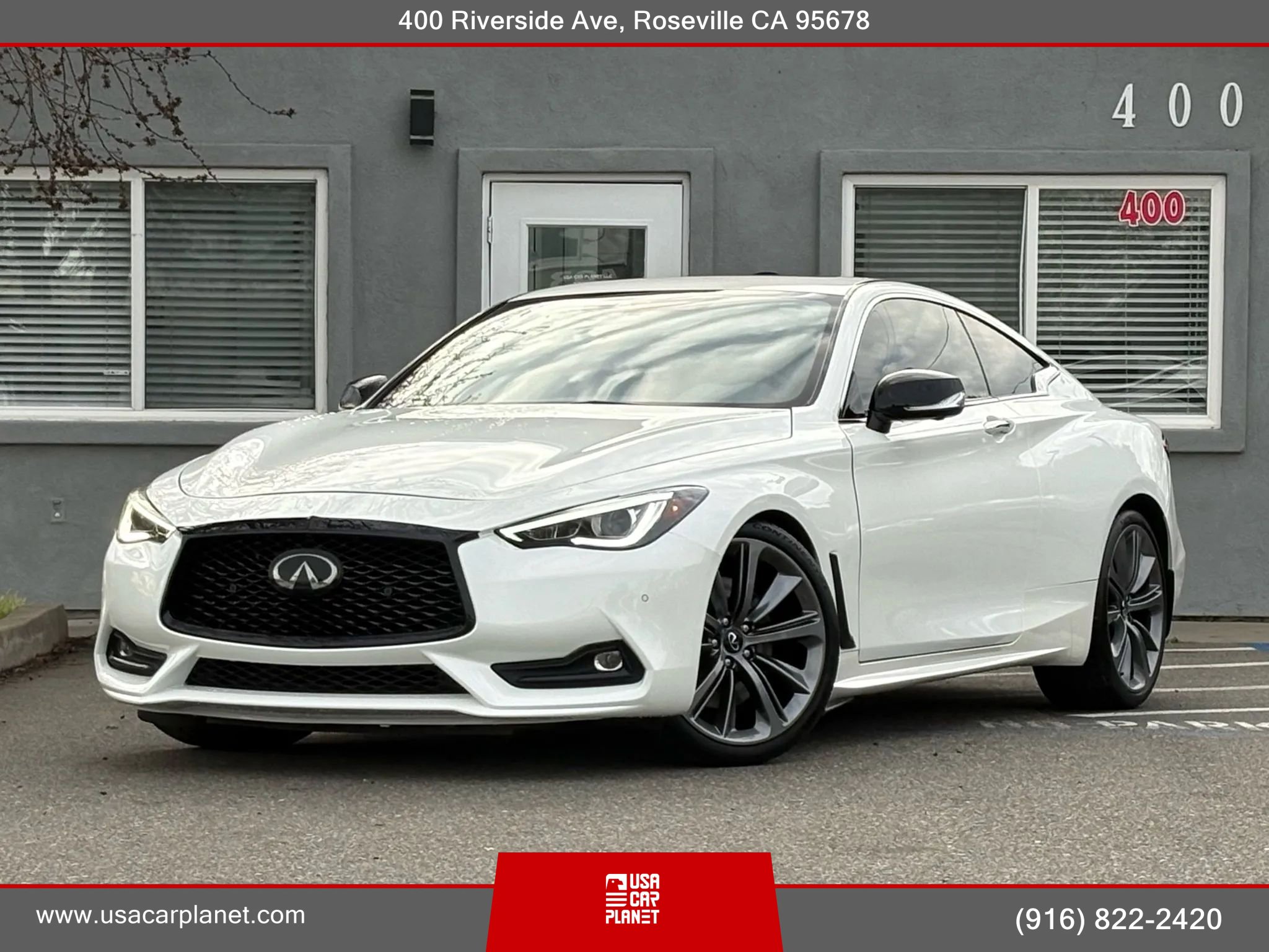 Used 2022 INFINITI Q60 Red Sport 400 w/ Cargo Package
