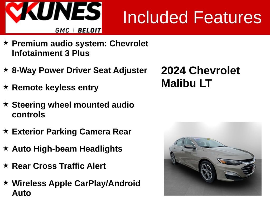 Used 2024 Chevrolet Malibu LT image 3
