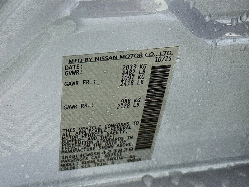 New 2025 Nissan Altima 2.5 SR w/ SR Premium Package image 31