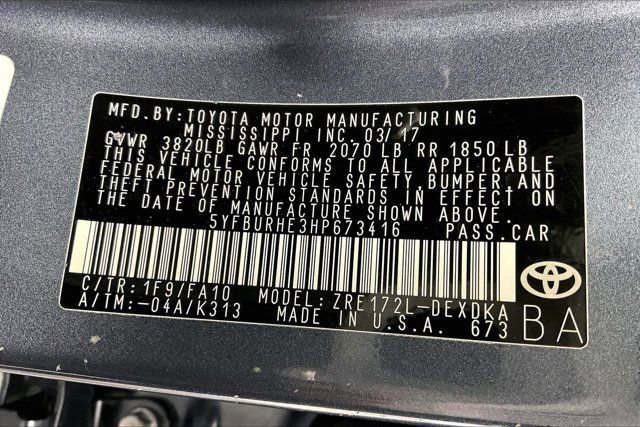 Used 2017 Toyota Corolla L w/ Carpet Mat Package (TMS) image 35