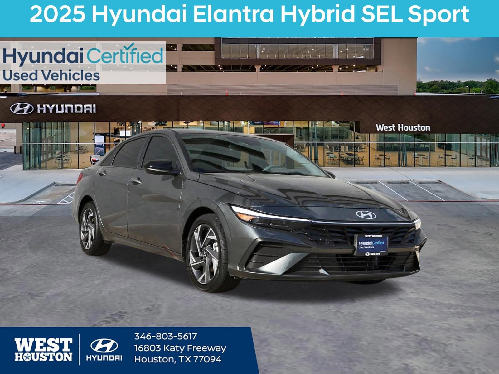 Certified 2025 Hyundai Elantra SEL