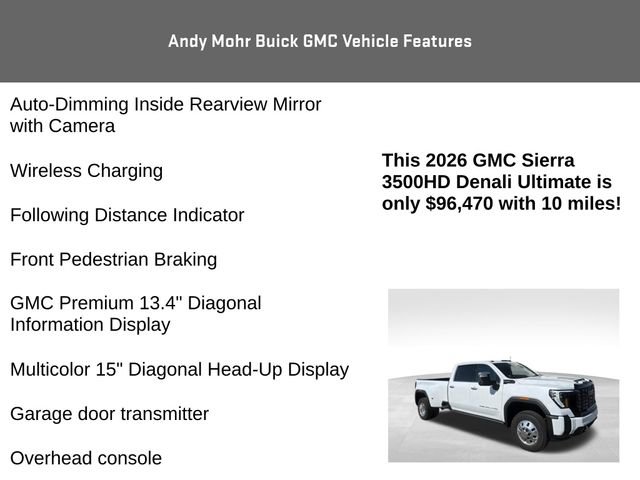 New 2026 GMC Sierra 3500 Denali Ultimate AWD/4WD image 16