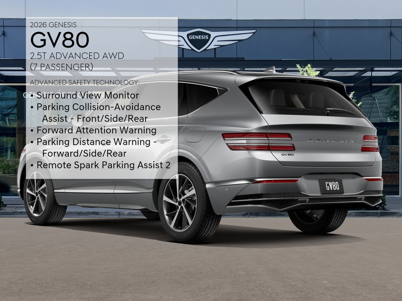 New 2026 Genesis GV80 2.5T Advanced AWD/4WD image 7