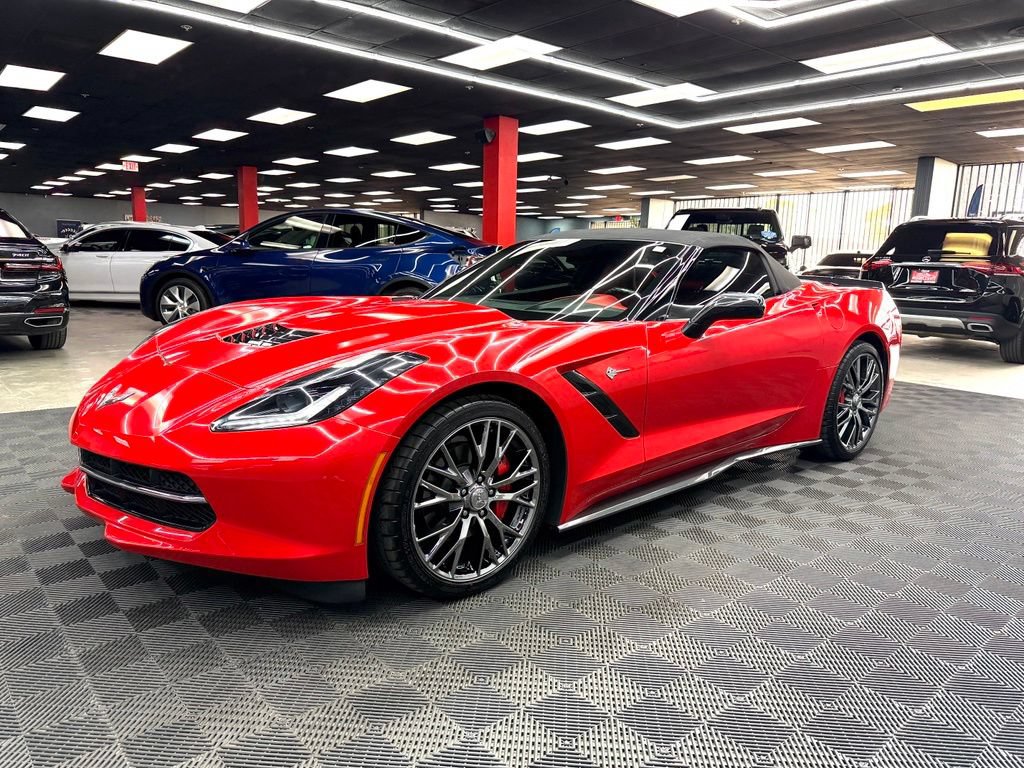 Used 2015 Chevrolet Corvette Stingray Convertible w/ 3LT Preferred Equipment Group RWD image 8