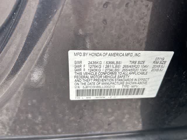 Used 2020 Acura MDX FWD w/ Advance Package image 15