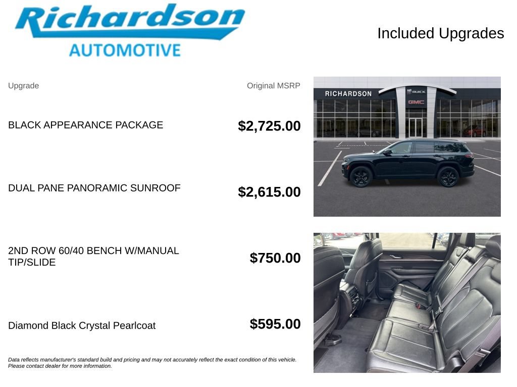 Used 2023 Jeep Grand Cherokee L Limited w/ Black Appearance Package AWD/4WD image 6