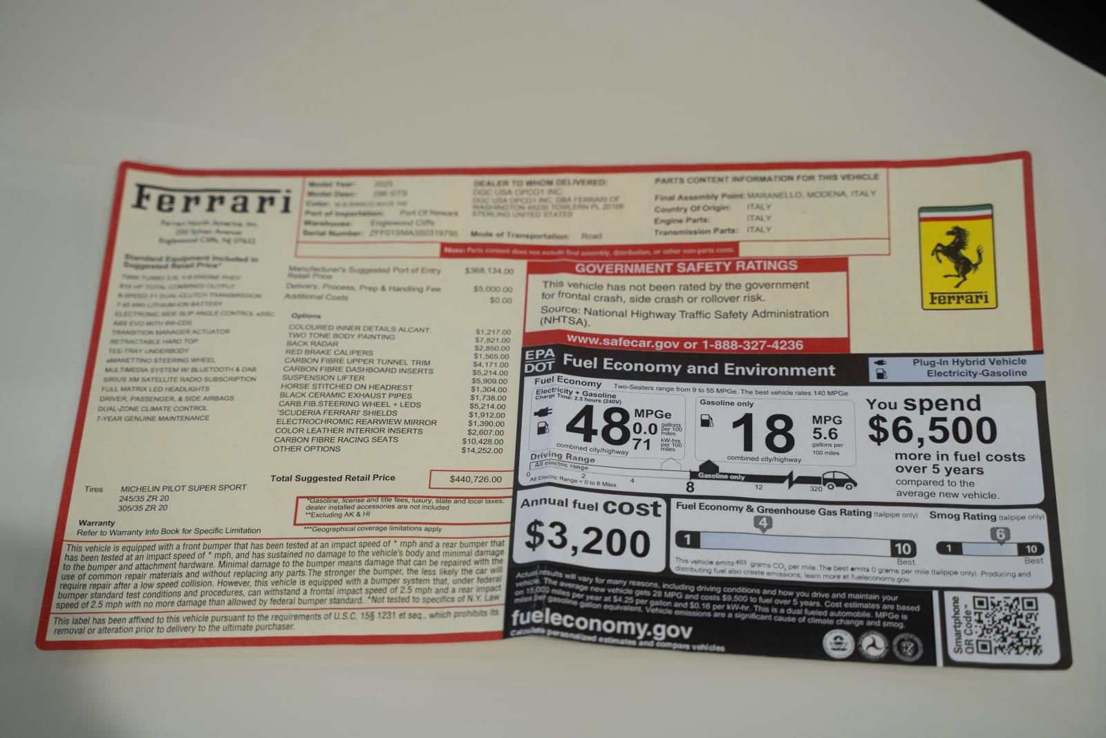 Used 2025 Ferrari 296 GTS image 45