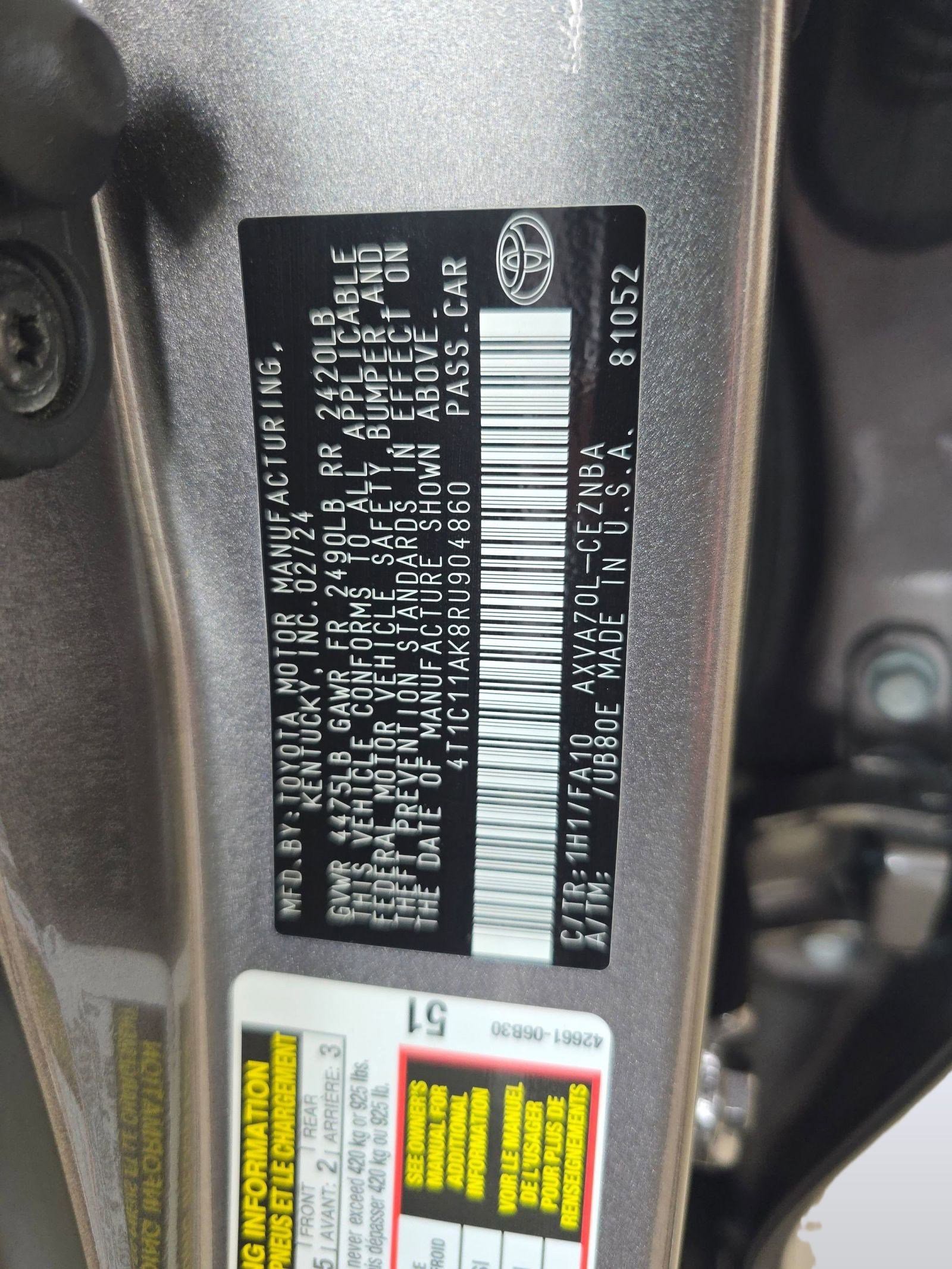 Used 2024 Toyota Camry LE image 20