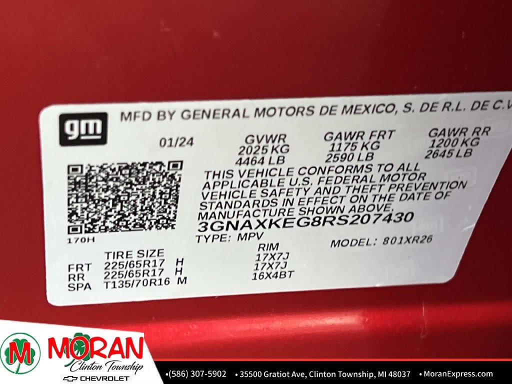 Certified 2024 Chevrolet Equinox LT FWD image 18