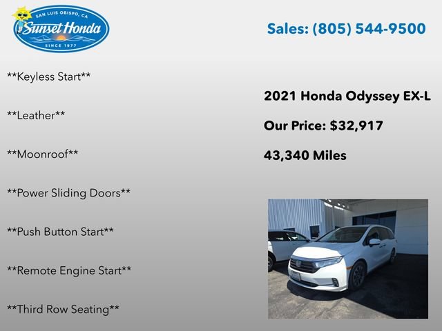 Used 2021 Honda Odyssey EX-L image 8